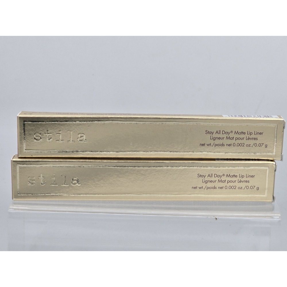 2 Lot - Stila Stay All Day Matte Lip Liner | 0.002 oz / 0.07 g | New in‎ Box